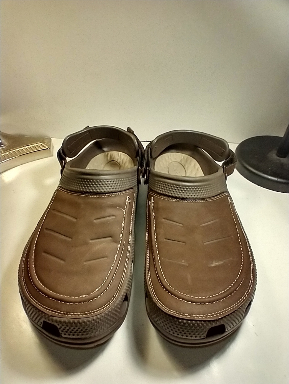 Crocs Yukon Vista II LiteRide Brown Clogs Shoes Men's sz 15 - Picture 3 of 11